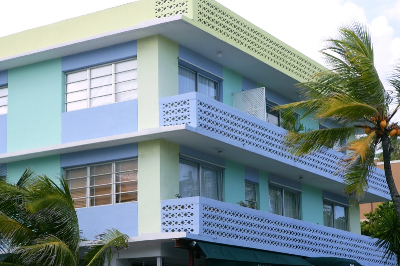 Art Deco condominium building in South Beach - condo association insurance